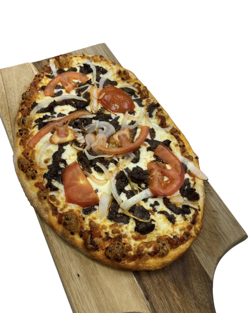 Beef Shawarma Flatbread Crispy Falafel